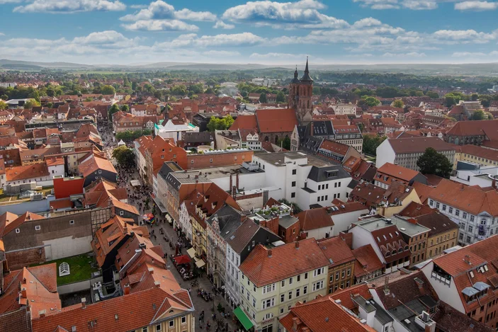 Blick über die Innenstadt von Göttingen
