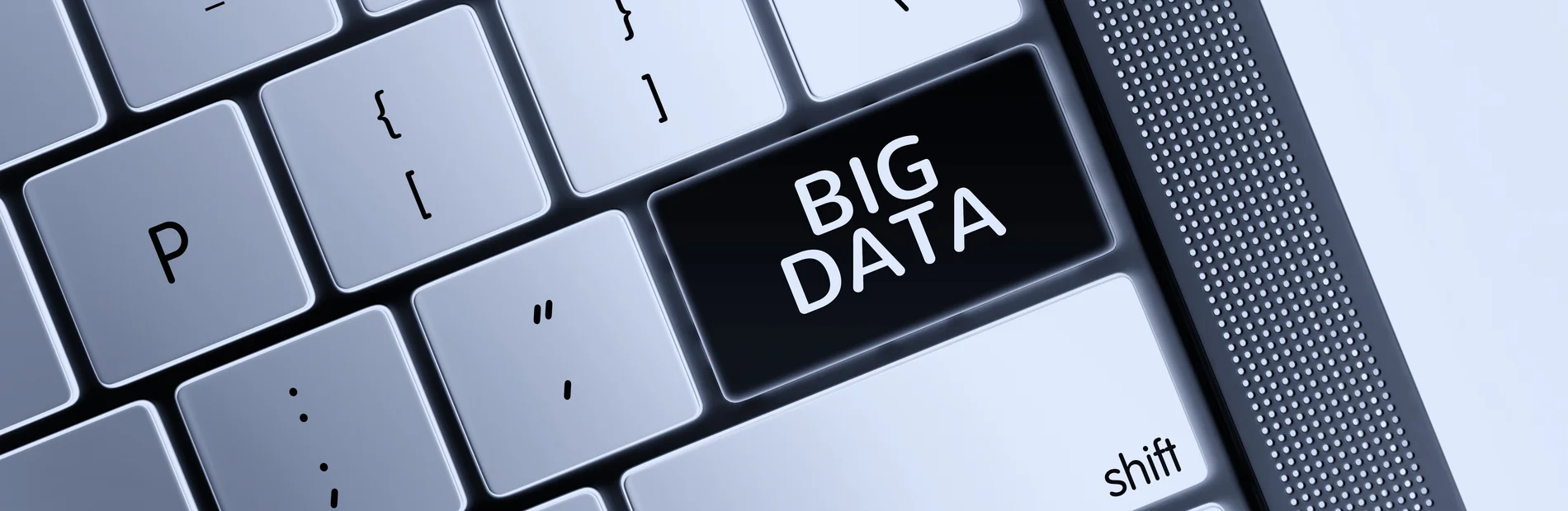 Tastatur bei der eine Taste mit dem Text "Big Data" beschrieben ist