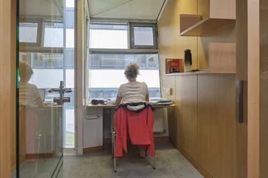 Arbeitskabine Zentralbibliothek Eine Arbeitskabine in der Zentralbibliothek